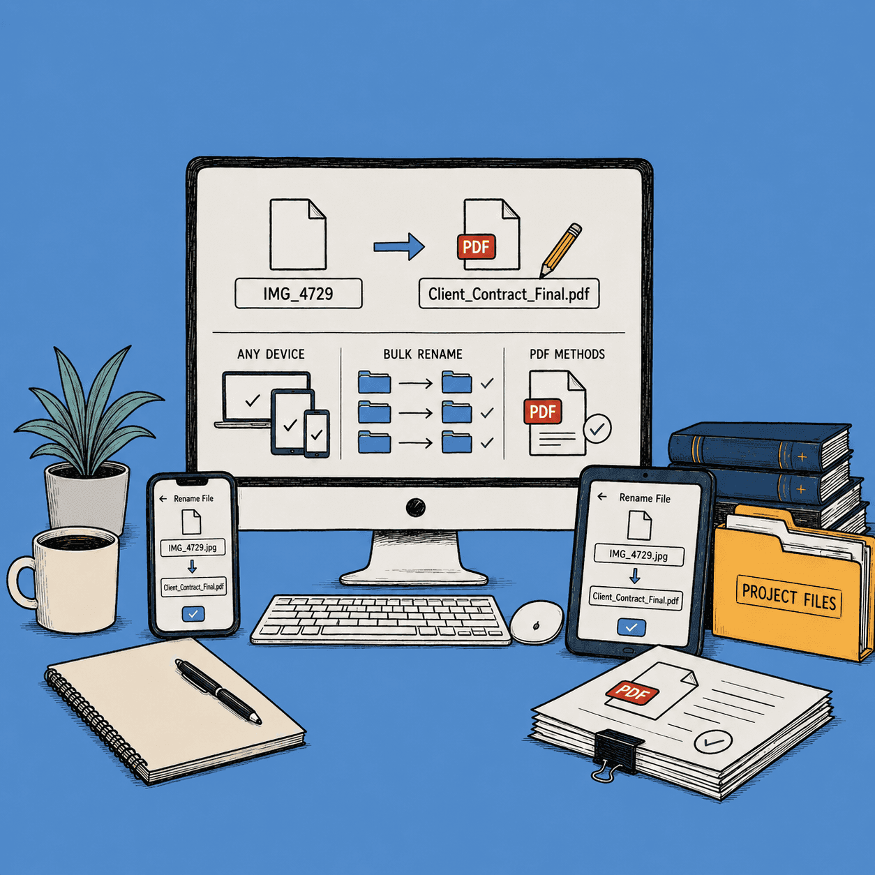AI File Renamer - Rename PDFs, Photos & Documents | Renamer.ai