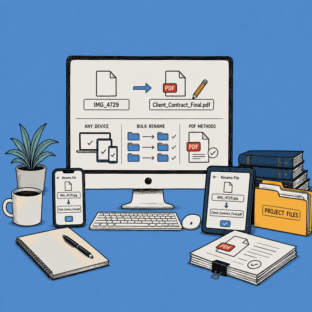 AI File Renamer - Rename PDFs, Photos & Documents | Renamer.ai